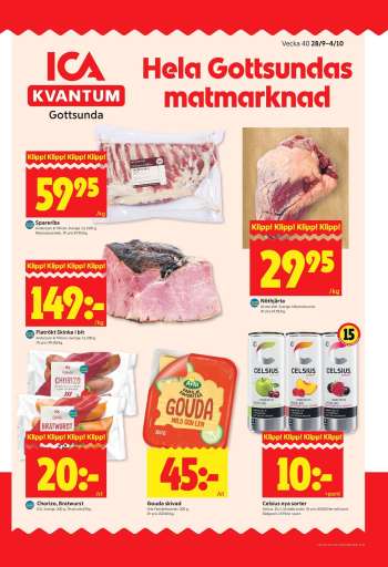 ICA reklamblad - 28/9 2026 - 4/10 2026.