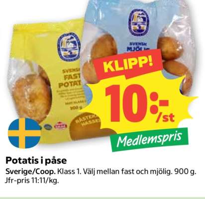 Potatis i påse