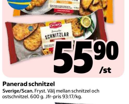 PANERAD SCHNITZEL