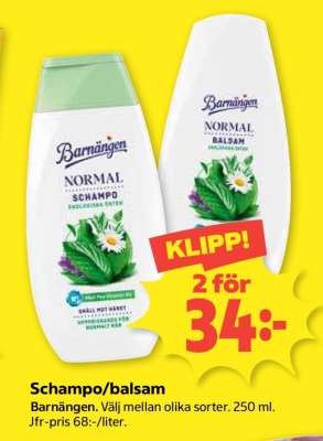 SCHAMPO, BALSAM