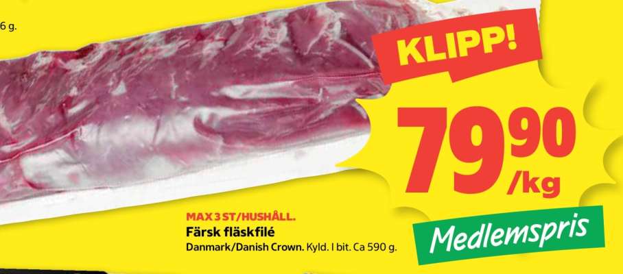 Färsk Fläskfilé