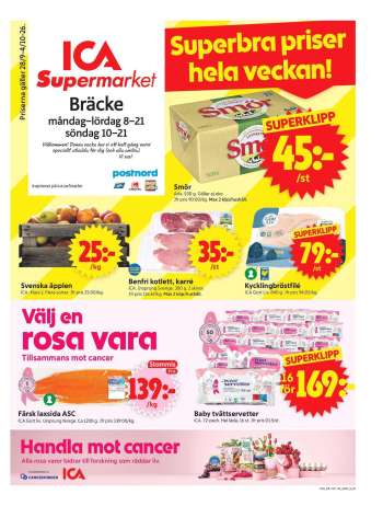 ICA reklamblad - 28/9 2026 - 4/10 2026.