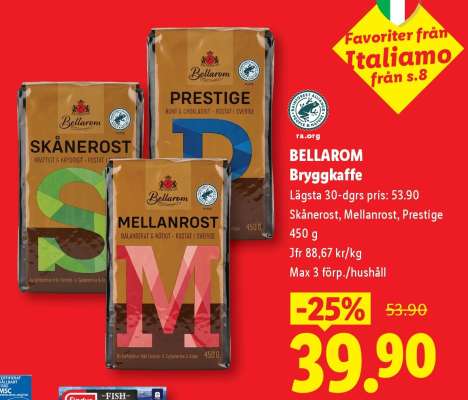 BELLAROM Bryggkaffe