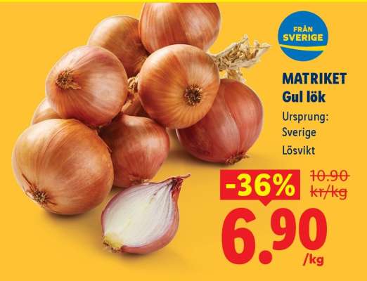 Matriket Gul lök