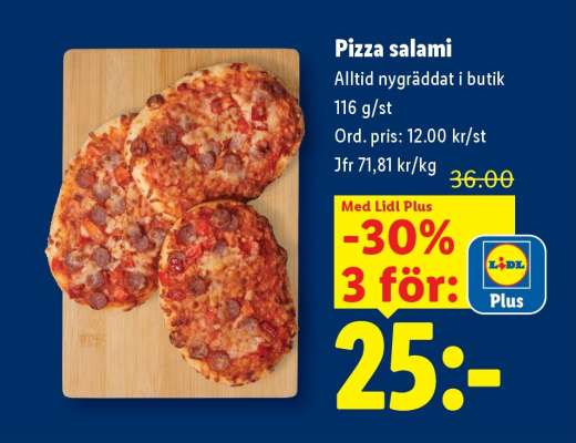 Pizza salami