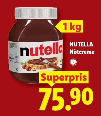 NUTELLA Nötcreme