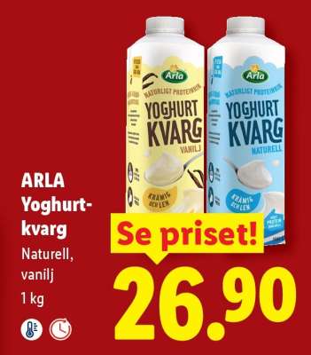 Arla yoghurtkvarg