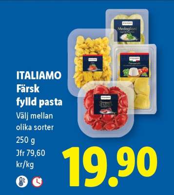 ITALIAMO Färsk fylld pasta
