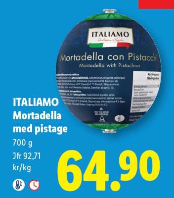 ITALIAMO Mortadella med pistage