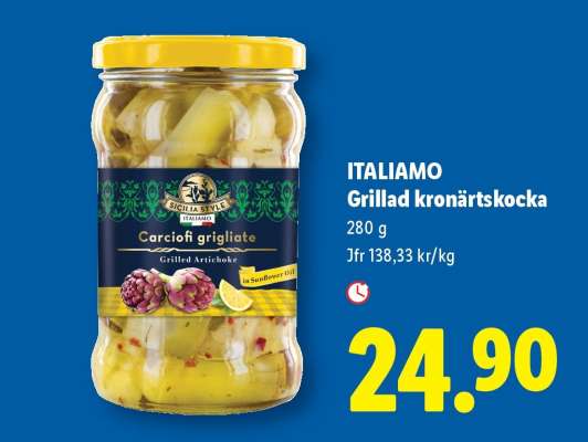 Italiamo Grillad kronärtskocka