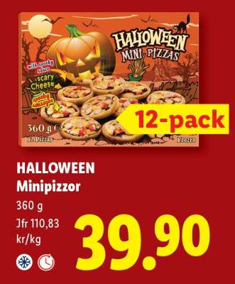 Halloween Minipizzor
