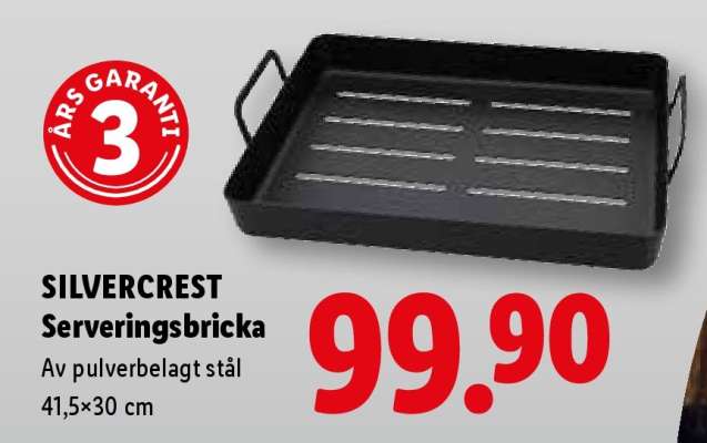 SILVERCREST Serveringsbricka