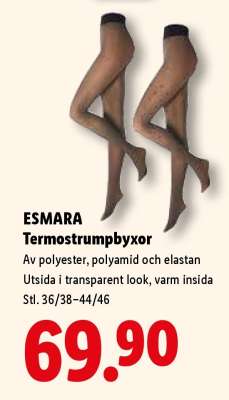 ESMARA Termostrumpbyxor