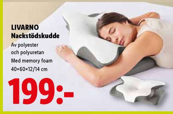 LIVARNO Nackstödskudde