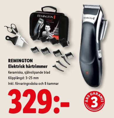 REMINGTON Elektrisk hårtrimmer