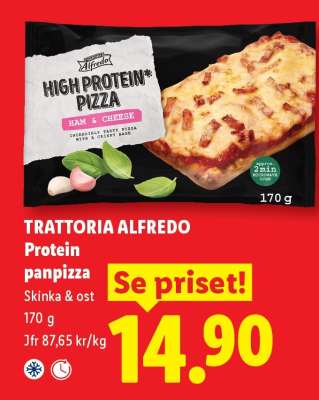 TRATTORIA ALFREDO Protein panpizza