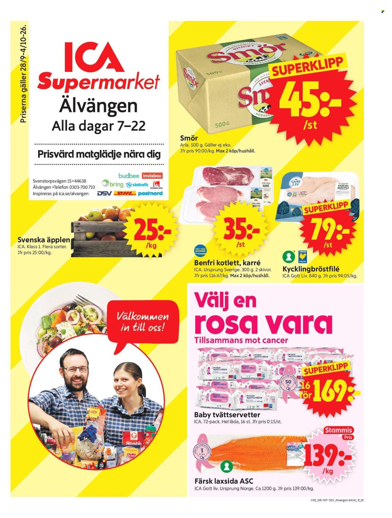ICA reklamblad - 28/9 2026 - 4/10 2026. Sida 1