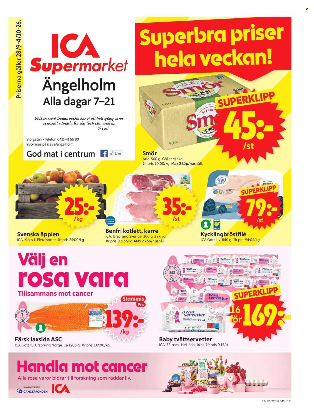 ICA reklamblad - 28/9 2026 - 4/10 2026. Sida 1