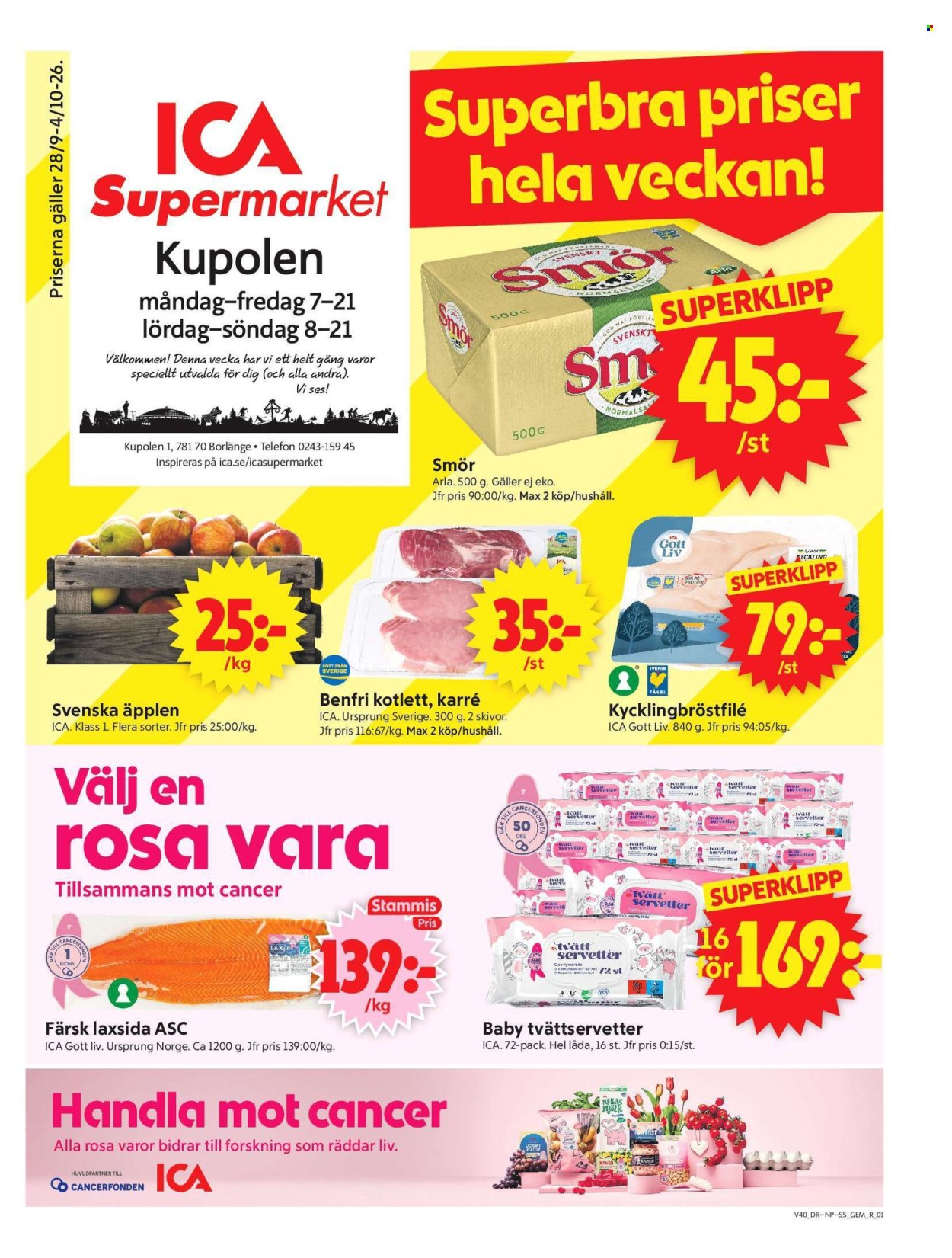 ICA reklamblad - 28/9 2026 - 4/10 2026. Sida 1