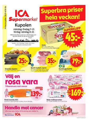 ICA reklamblad - 28/9 2026 - 4/10 2026.