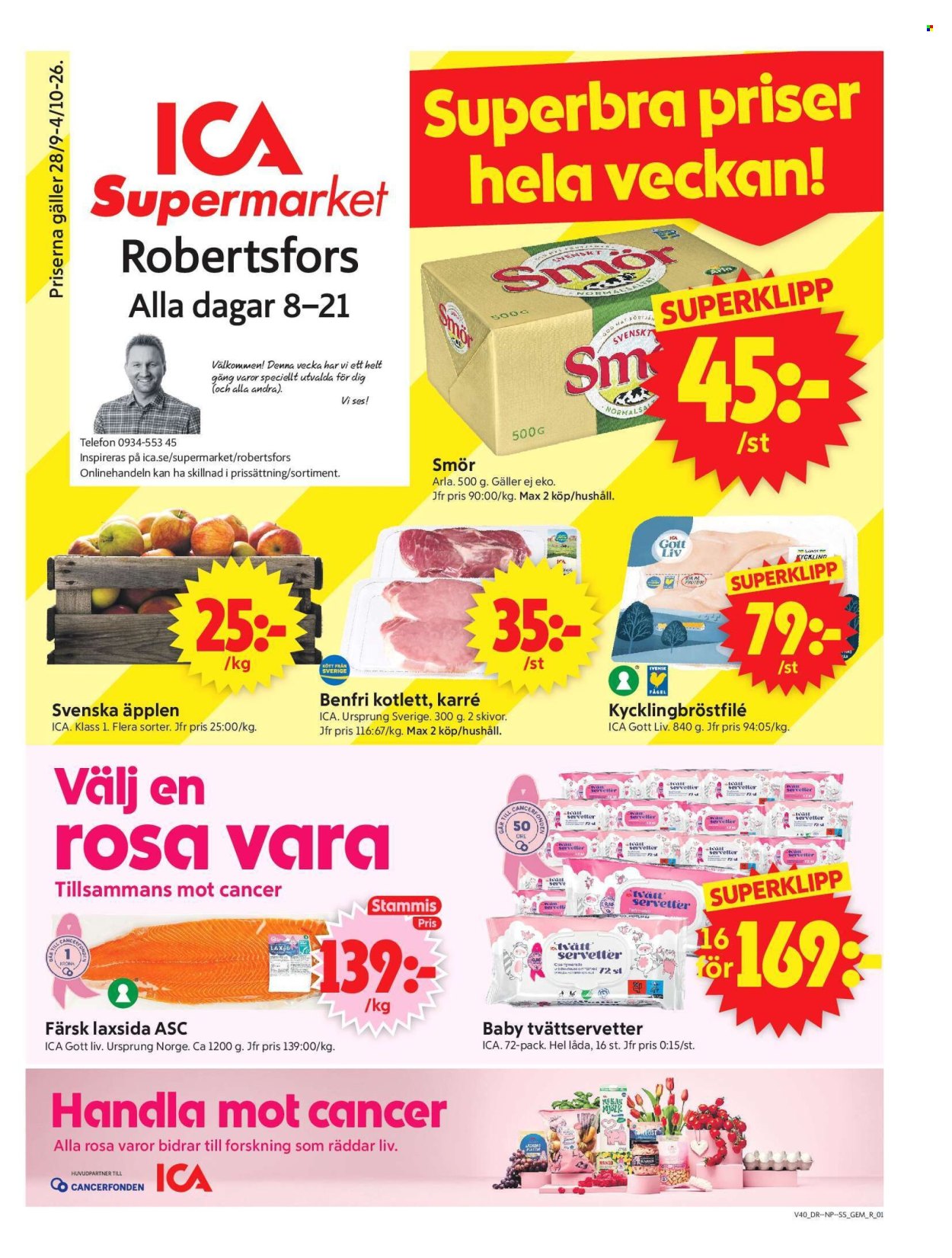 ICA reklamblad - 28/9 2026 - 4/10 2026. Sida 1