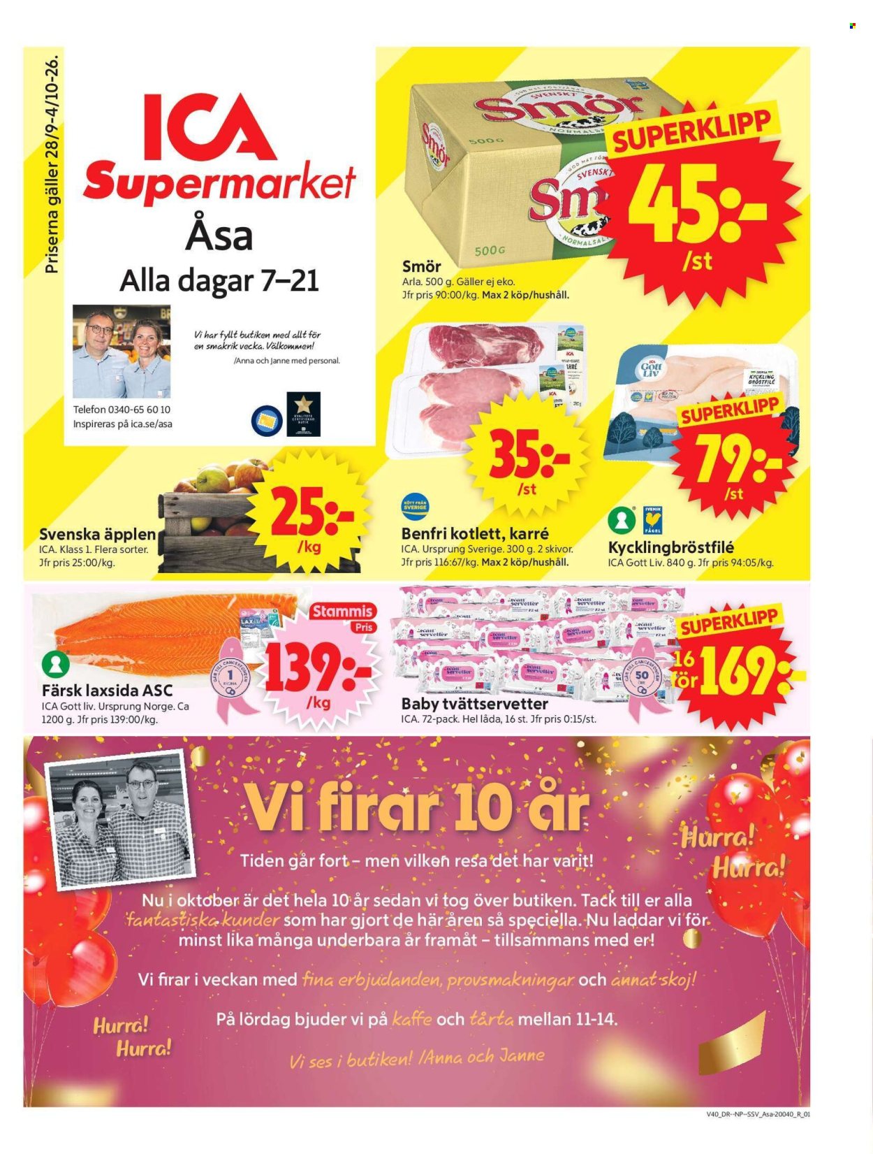 ICA reklamblad - 28/9 2026 - 4/10 2026. Sida 1