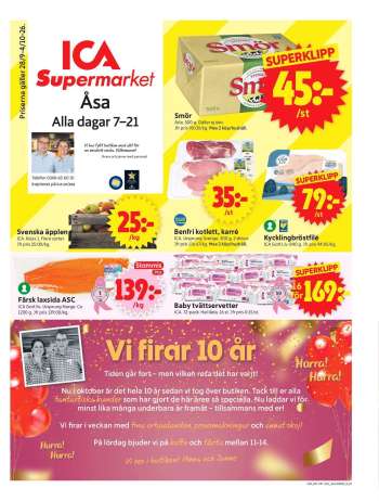 ICA reklamblad - 28/9 2026 - 4/10 2026.