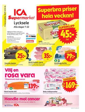 ICA reklamblad - 28/9 2026 - 4/10 2026.