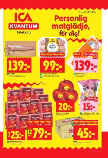 ICA reklamblad - 28/9 2026 - 4/10 2026.