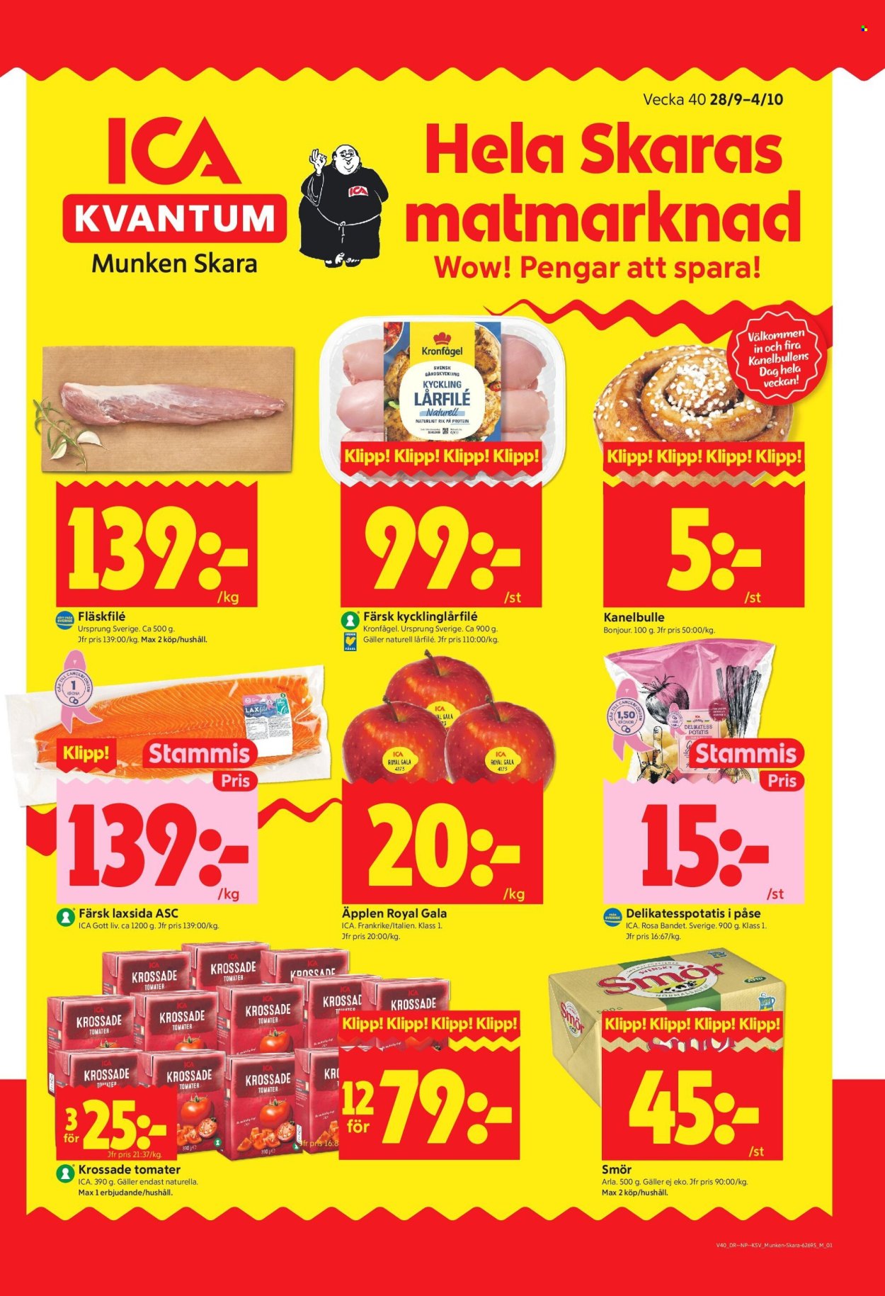 ICA reklamblad - 28/9 2026 - 4/10 2026. Sida 1