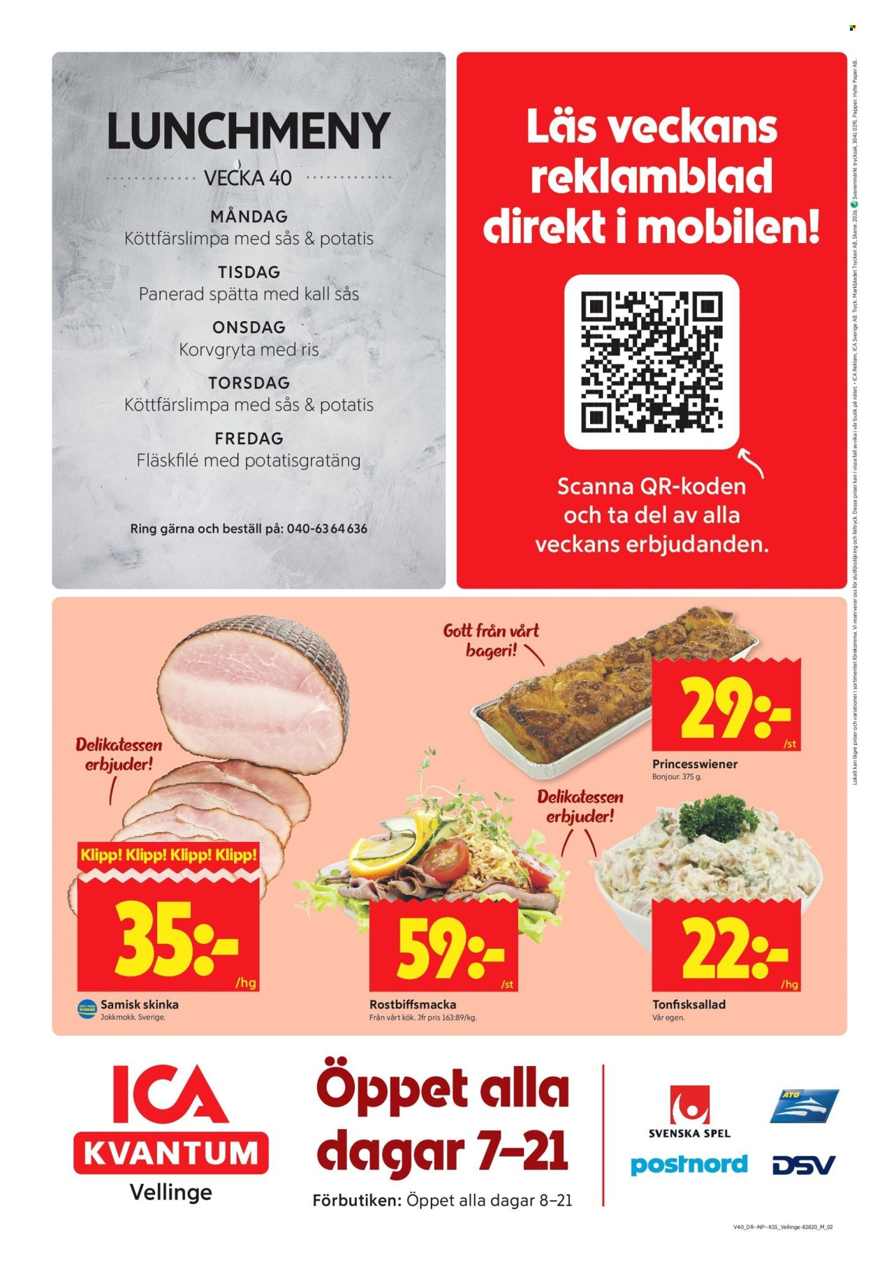 ICA reklamblad - 28/9 2026 - 4/10 2026. Sida 12