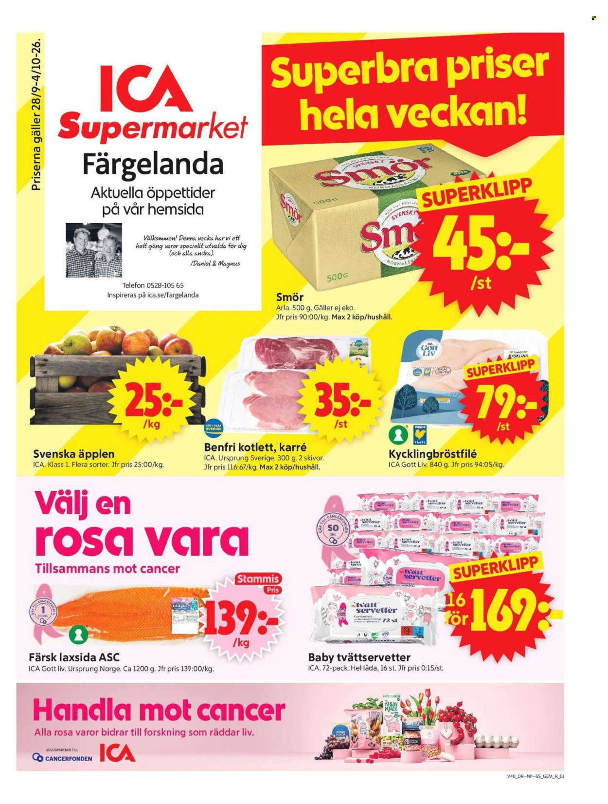 ICA reklamblad - 28/9 2026 - 4/10 2026. Sida 1
