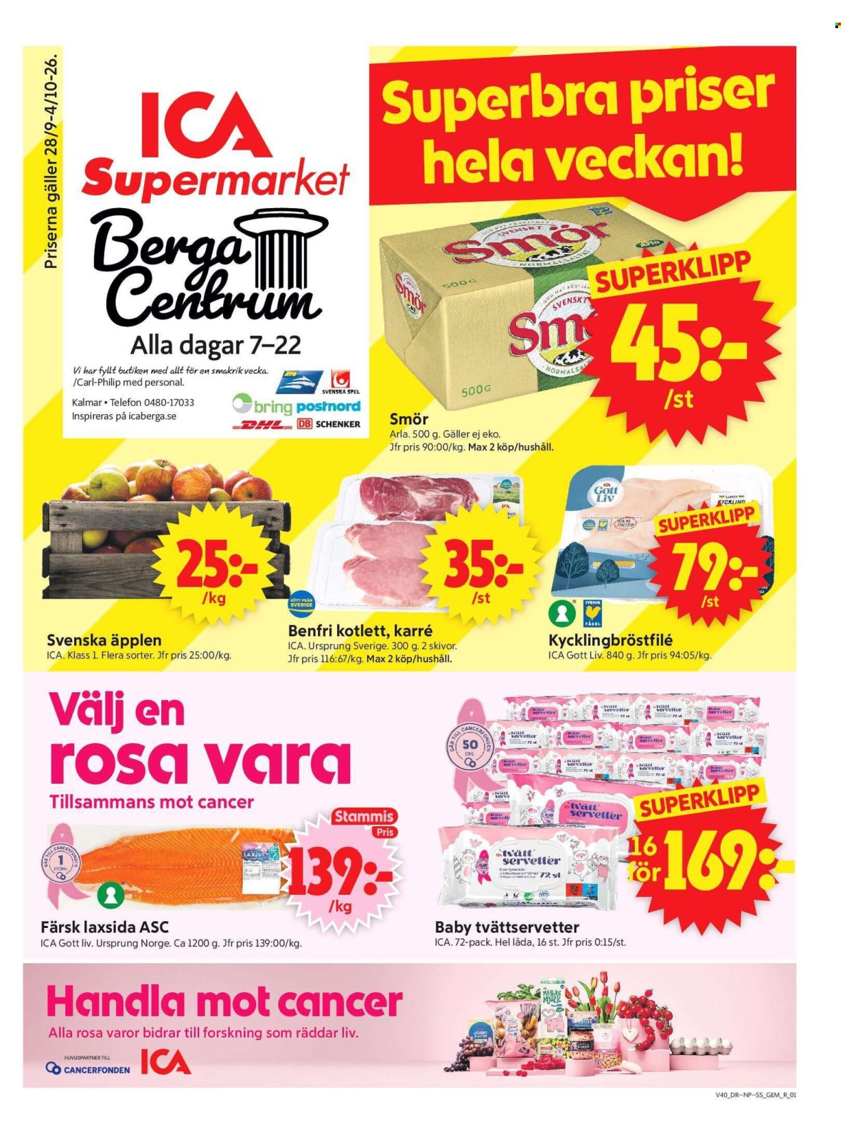 ICA reklamblad - 28/9 2026 - 4/10 2026. Sida 1