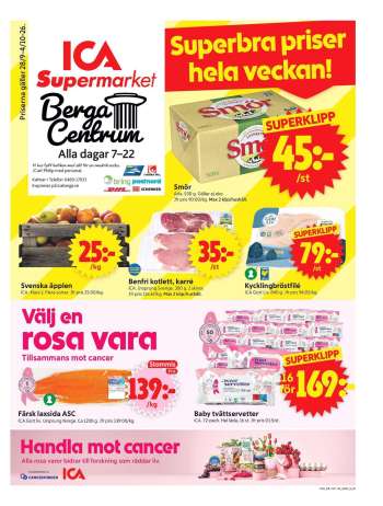 ICA reklamblad - 28/9 2026 - 4/10 2026.