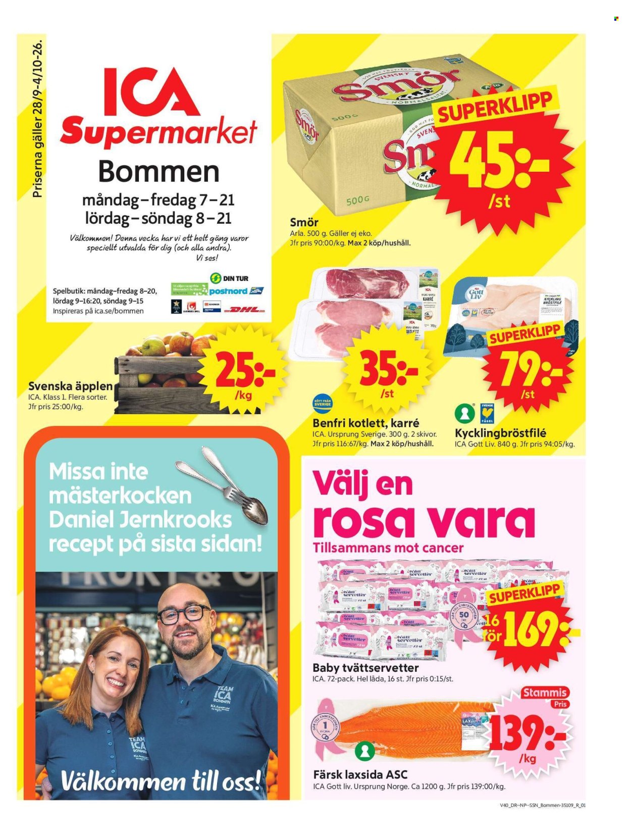ICA reklamblad - 28/9 2026 - 4/10 2026. Sida 1