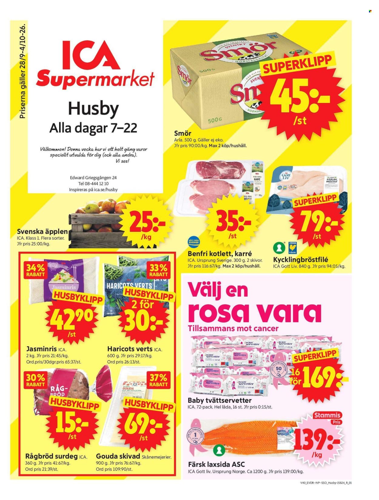 ICA reklamblad - 28/9 2026 - 4/10 2026. Sida 1
