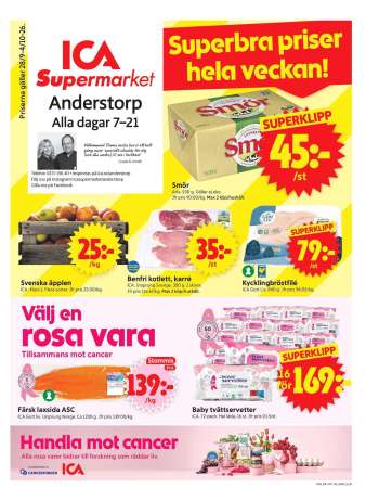 ICA reklamblad - 28/9 2026 - 4/10 2026.