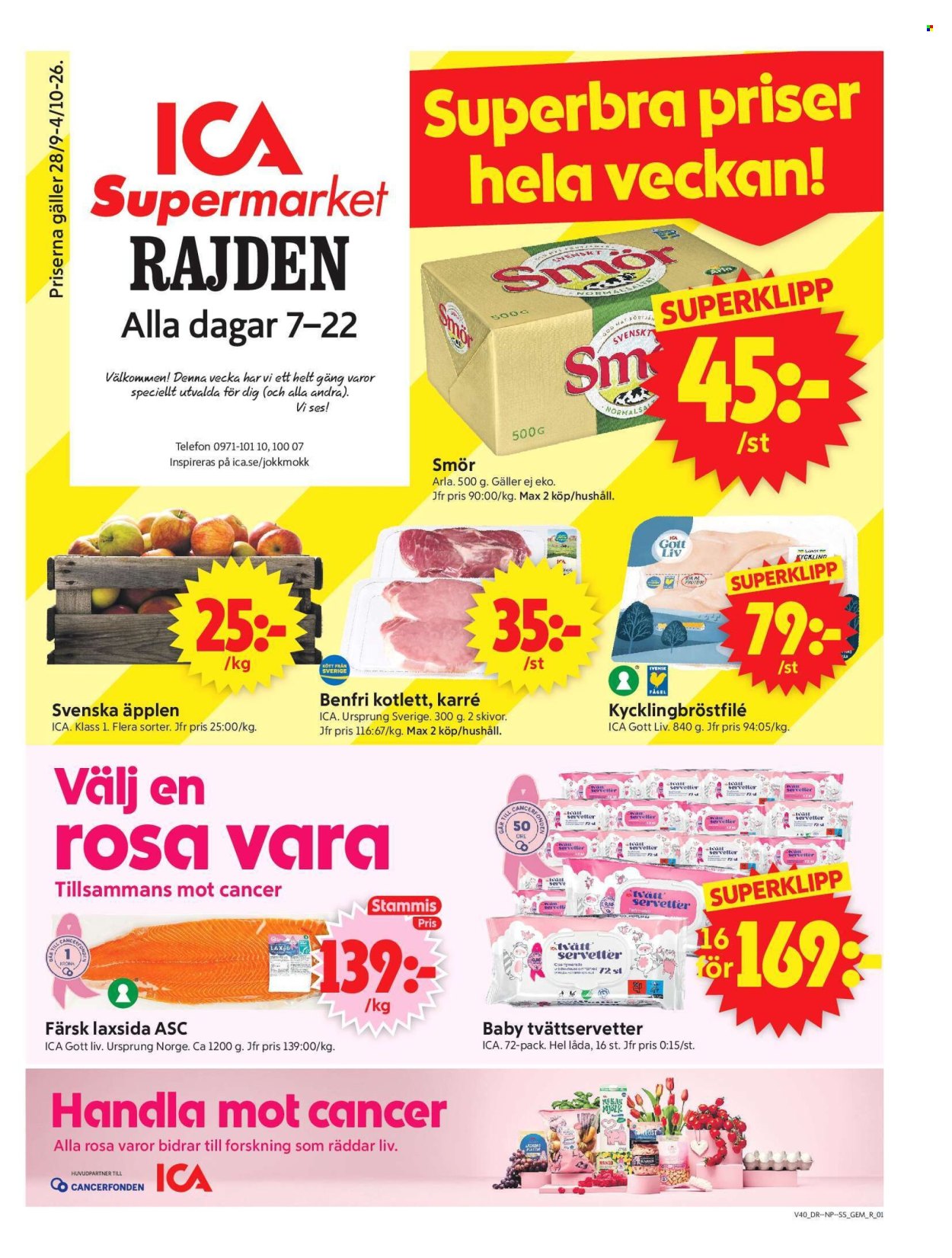 ICA reklamblad - 28/9 2026 - 4/10 2026. Sida 1