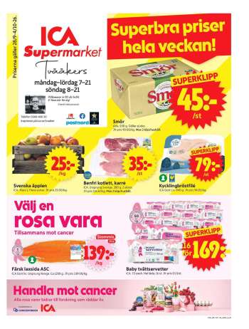 ICA reklamblad - 28/9 2026 - 4/10 2026.
