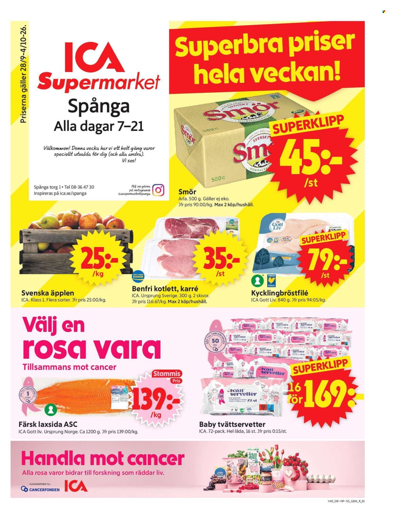 ICA reklamblad - 28/9 2026 - 4/10 2026. Sida 1