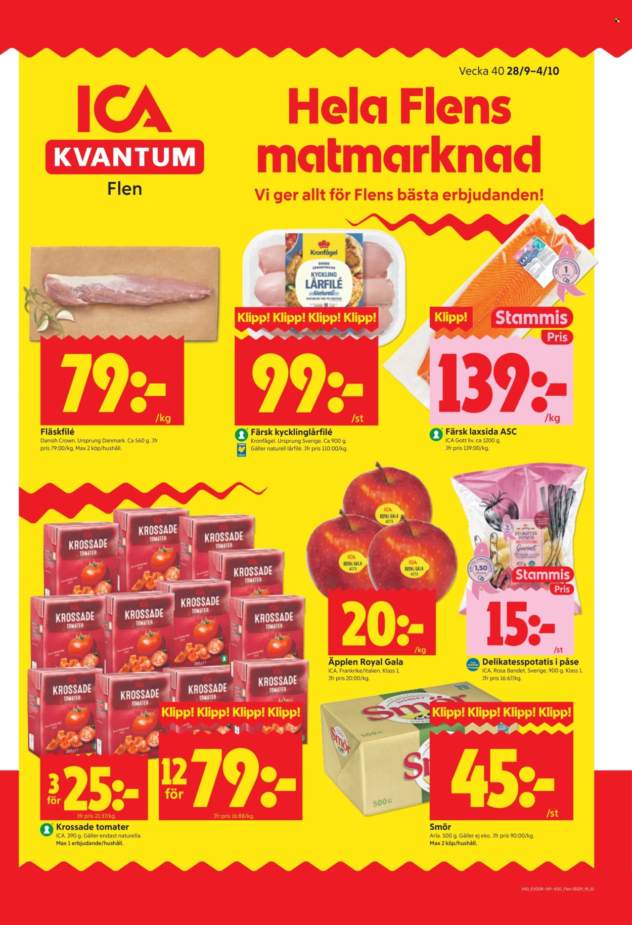 ICA reklamblad - 28/9 2026 - 4/10 2026. Sida 1
