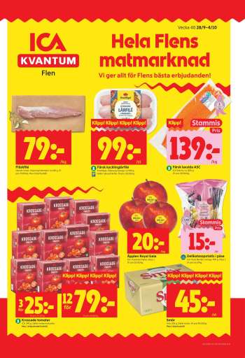 ICA reklamblad - 28/9 2026 - 4/10 2026.