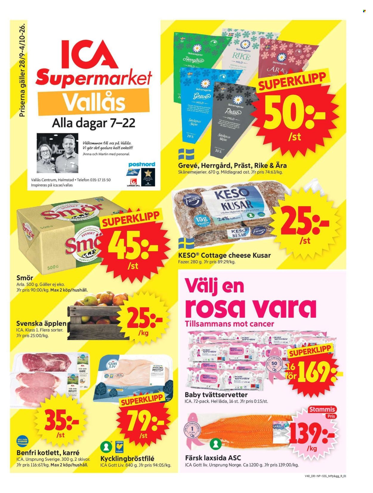 ICA reklamblad - 28/9 2026 - 4/10 2026. Sida 1