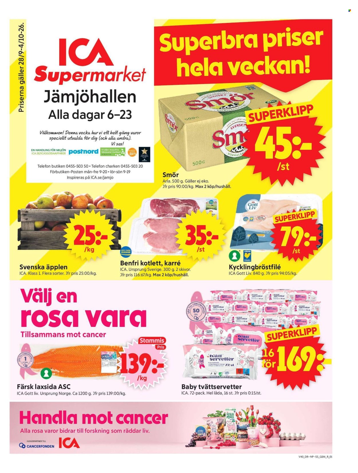 ICA reklamblad - 28/9 2026 - 4/10 2026. Sida 1