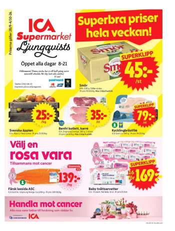 ICA reklamblad - 28/9 2026 - 4/10 2026.