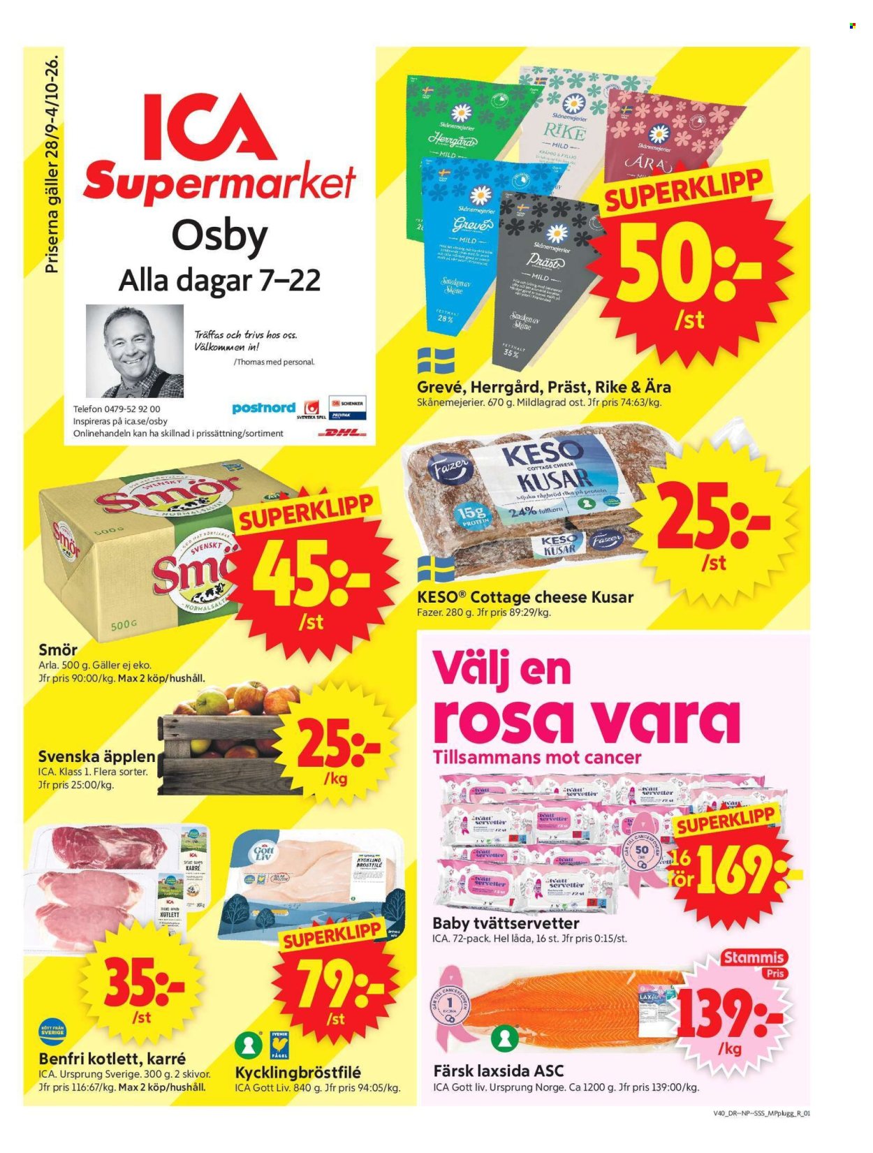 ICA reklamblad - 28/9 2026 - 4/10 2026. Sida 1