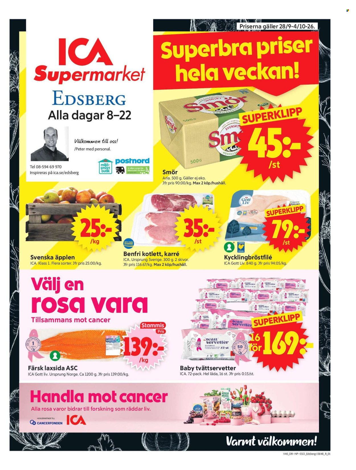 ICA reklamblad - 28/9 2026 - 4/10 2026. Sida 1