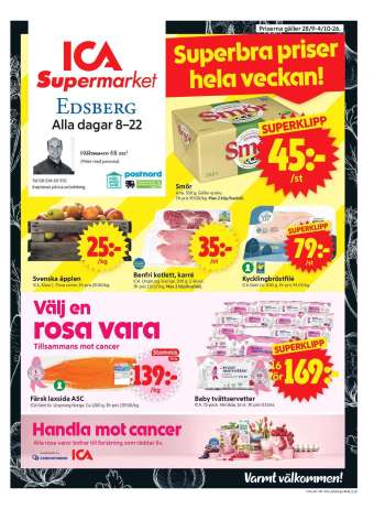 ICA reklamblad - 28/9 2026 - 4/10 2026.