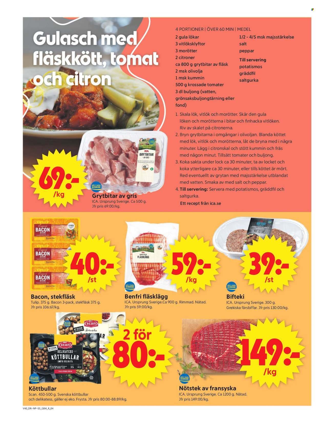 ICA reklamblad - 28/9 2026 - 4/10 2026. Sida 4