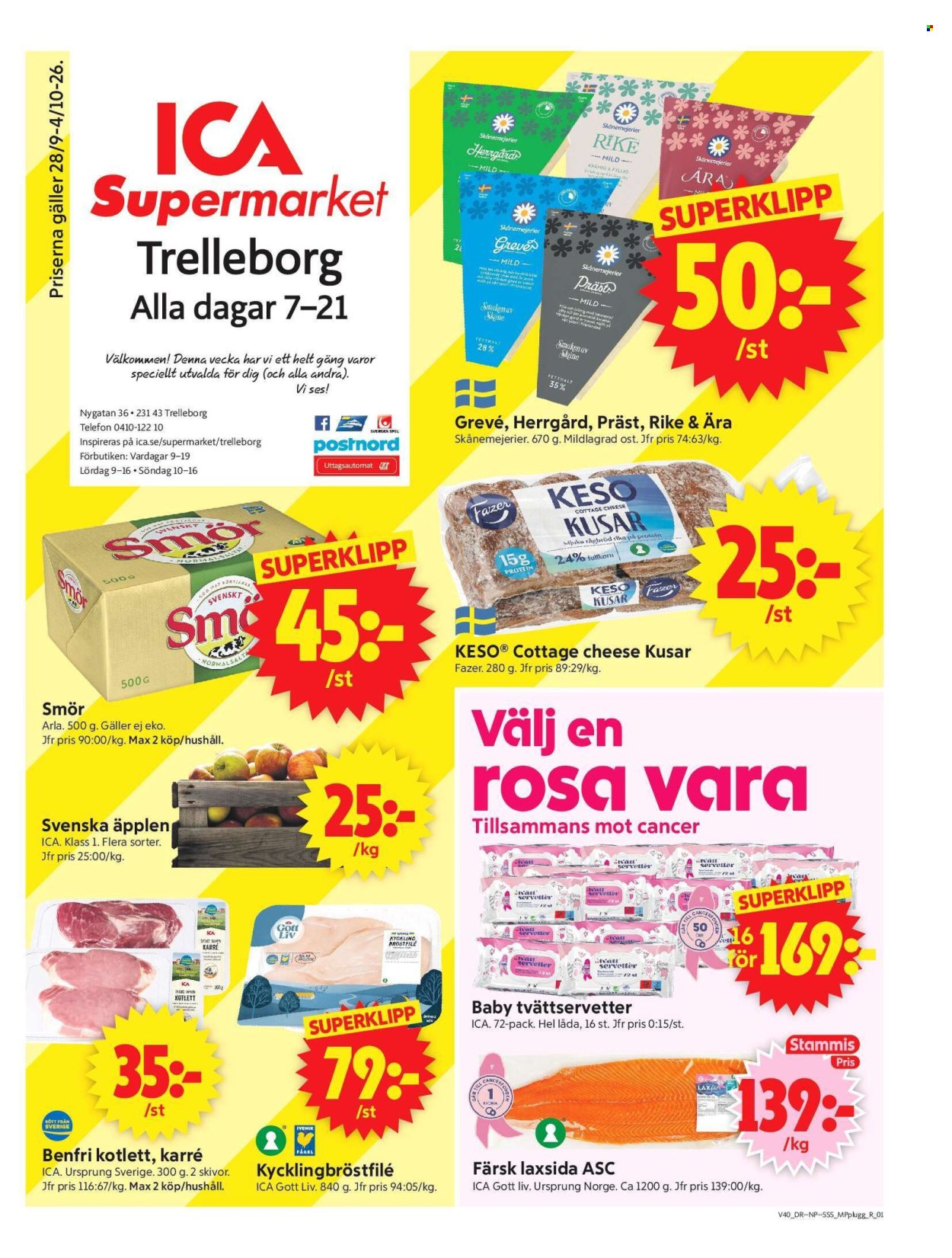 ICA reklamblad - 28/9 2026 - 4/10 2026. Sida 1
